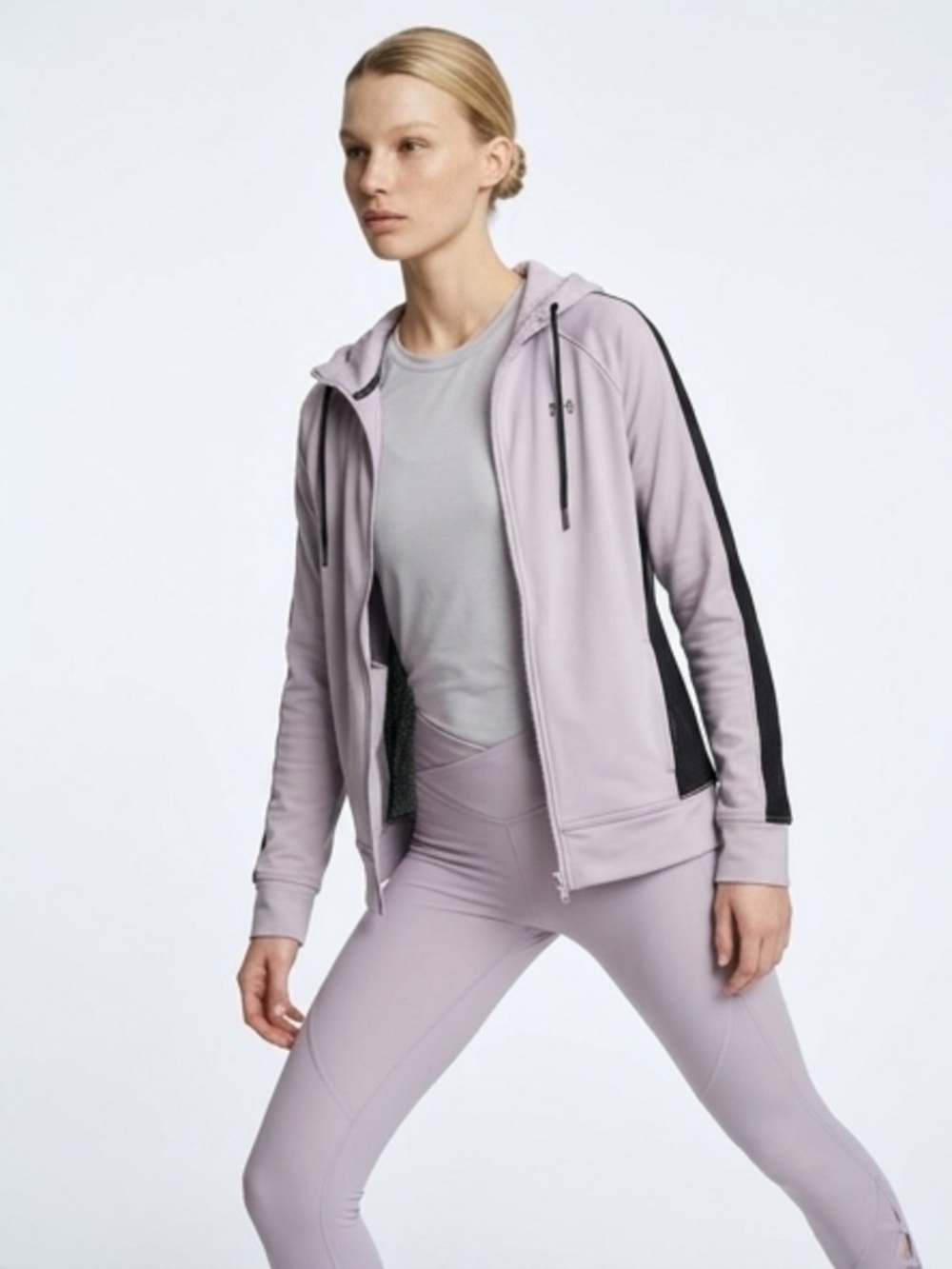 Lavender Long Sleeve shirt leggings and sweatshirt 3 Pieces
